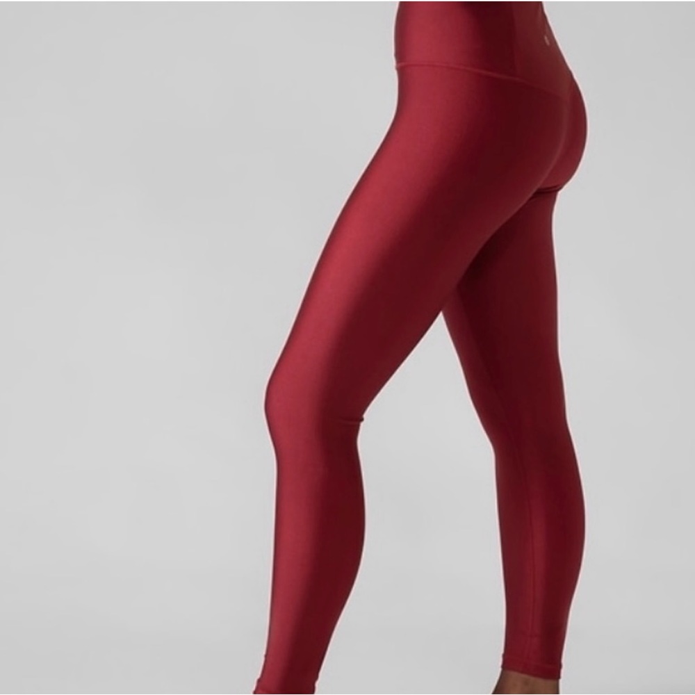 Like New- Athleta Elation Shine Tight Decadent Red Size Small